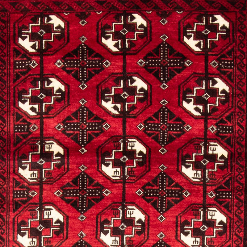 Belutsch Teppich 202 x 110 cm - dunkelrot