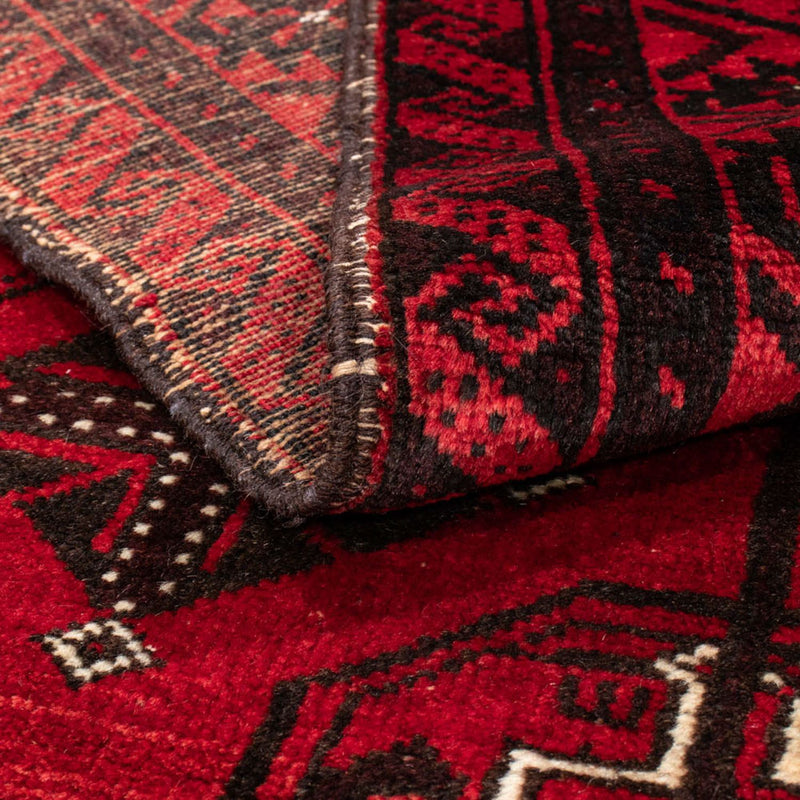 Belutsch Teppich 202 x 110 cm - dunkelrot