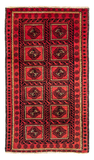 Tapis de couloir Tapis Belutsch - 198 x 110 cm - rouge