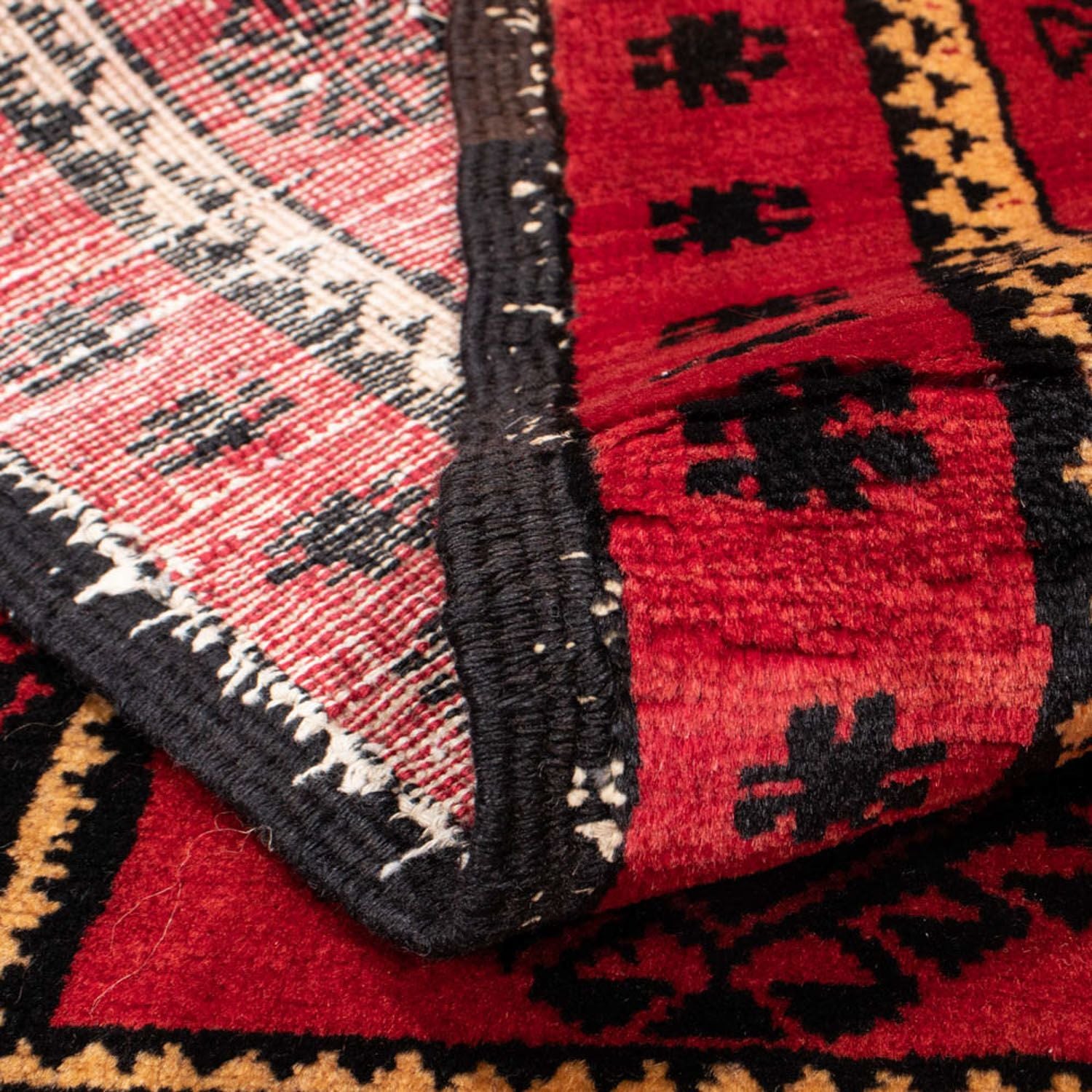 Tapis de couloir Tapis Belutsch - 198 x 110 cm - rouge