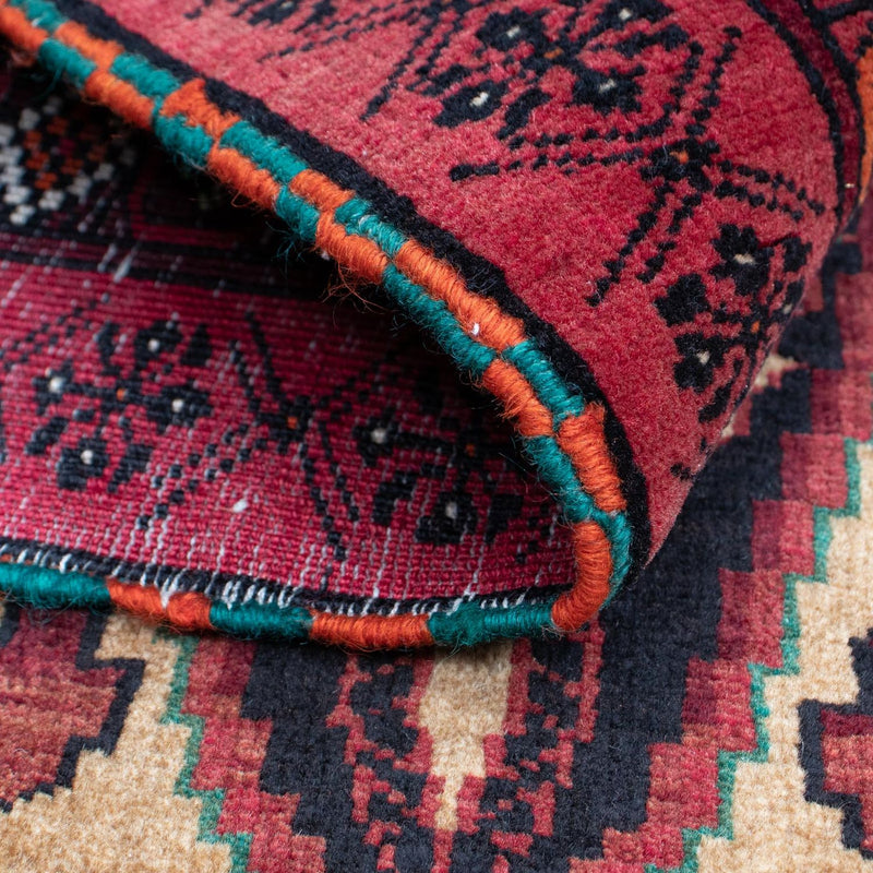 Tapis Belutsch - 135 x 82 cm - rouge foncé