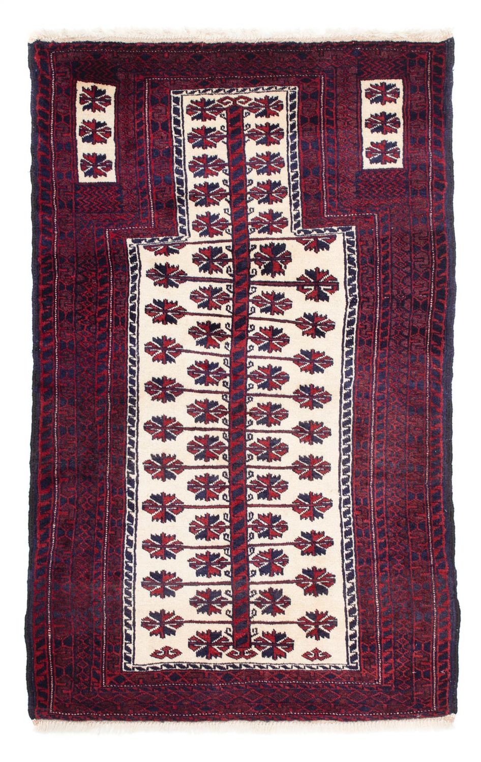 Tapis Belutsch - 147 x 93 cm - beige