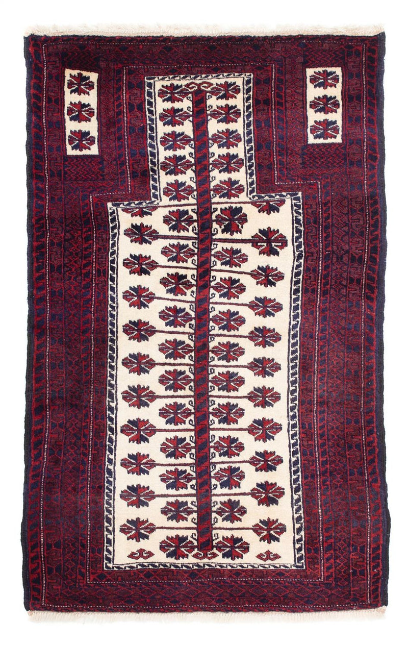 Tapis Belutsch - 147 x 93 cm - beige