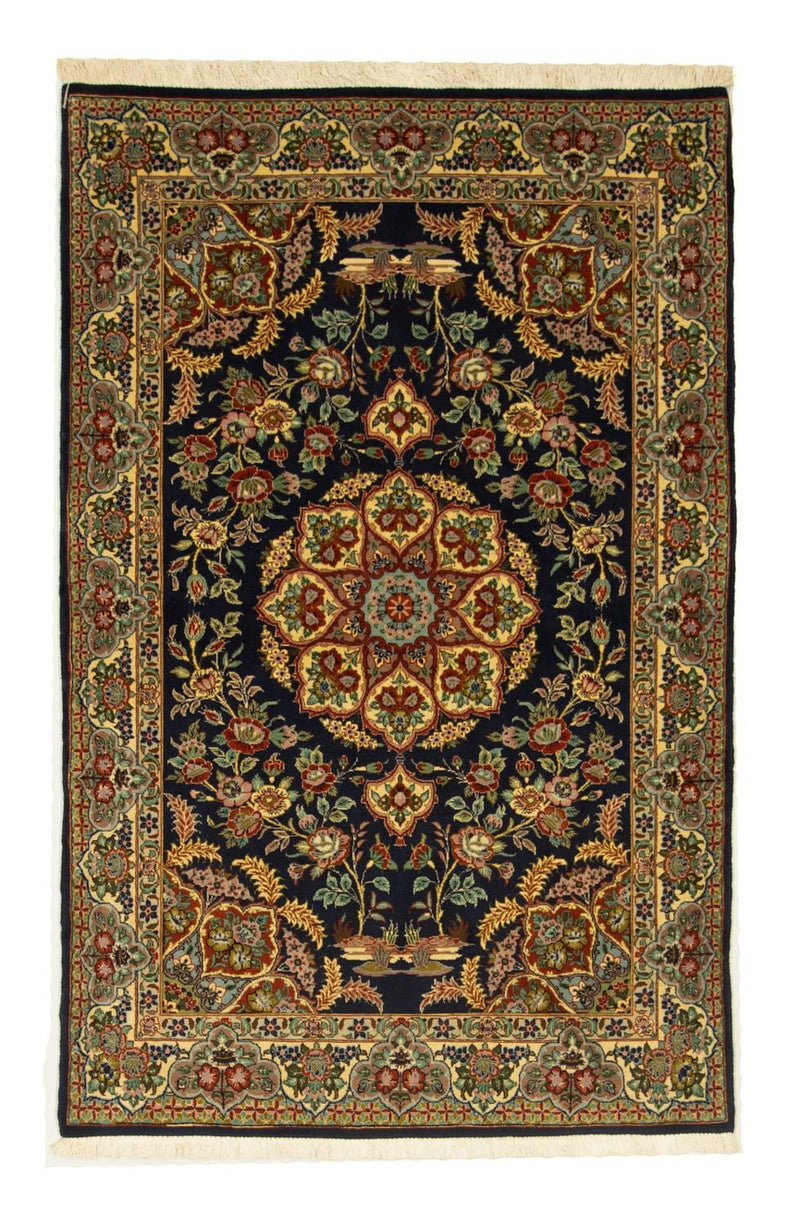 Tapis persan - Ghom - 170 x 108 cm - noir