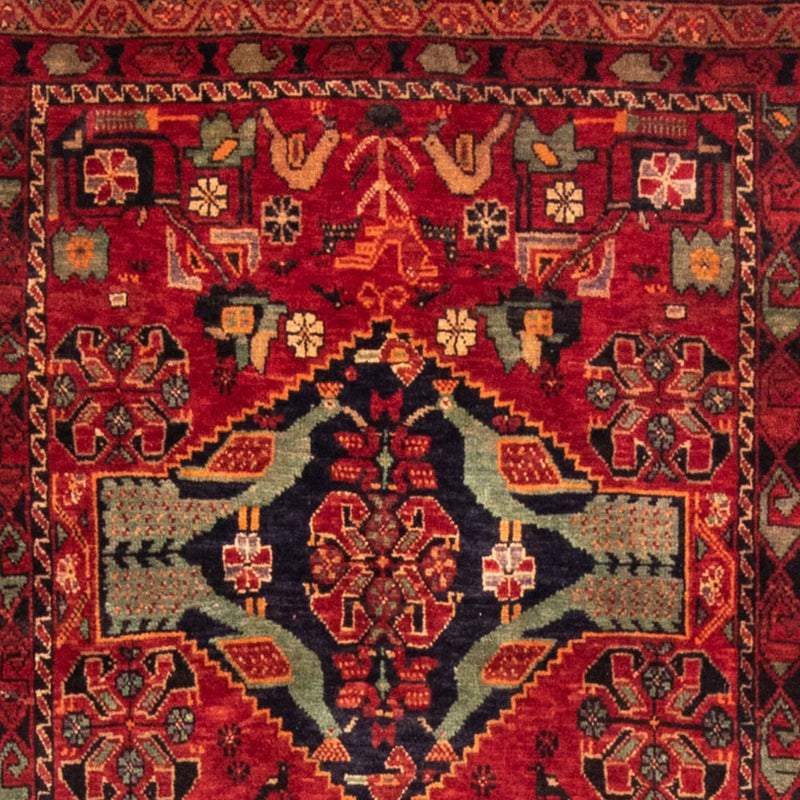 Belutsch Teppich 200 x 100 cm - rot