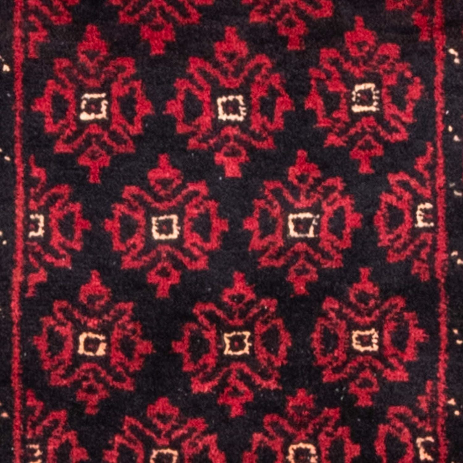 Tapis de couloir Tapis Belutsch - 222 x 110 cm - rouge foncé