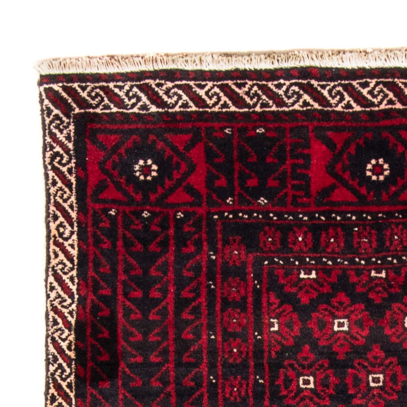 Tapis de couloir Tapis Belutsch - 222 x 110 cm - rouge foncé