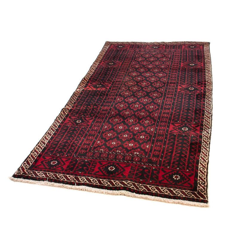 Tapis de couloir Tapis Belutsch - 222 x 110 cm - rouge foncé