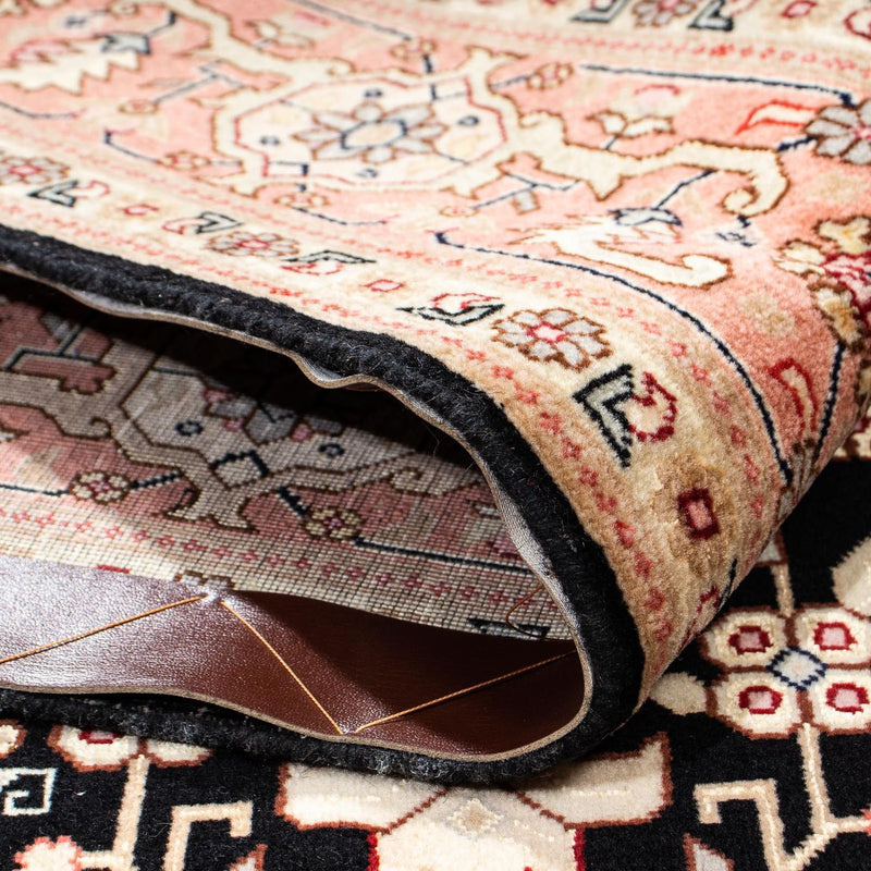 Tapis persan - Tabriz - Royal - 204 x 150 cm - bleu foncé