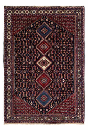 Tapis persan - Nomadic - 304 x 208 cm - bleu foncé