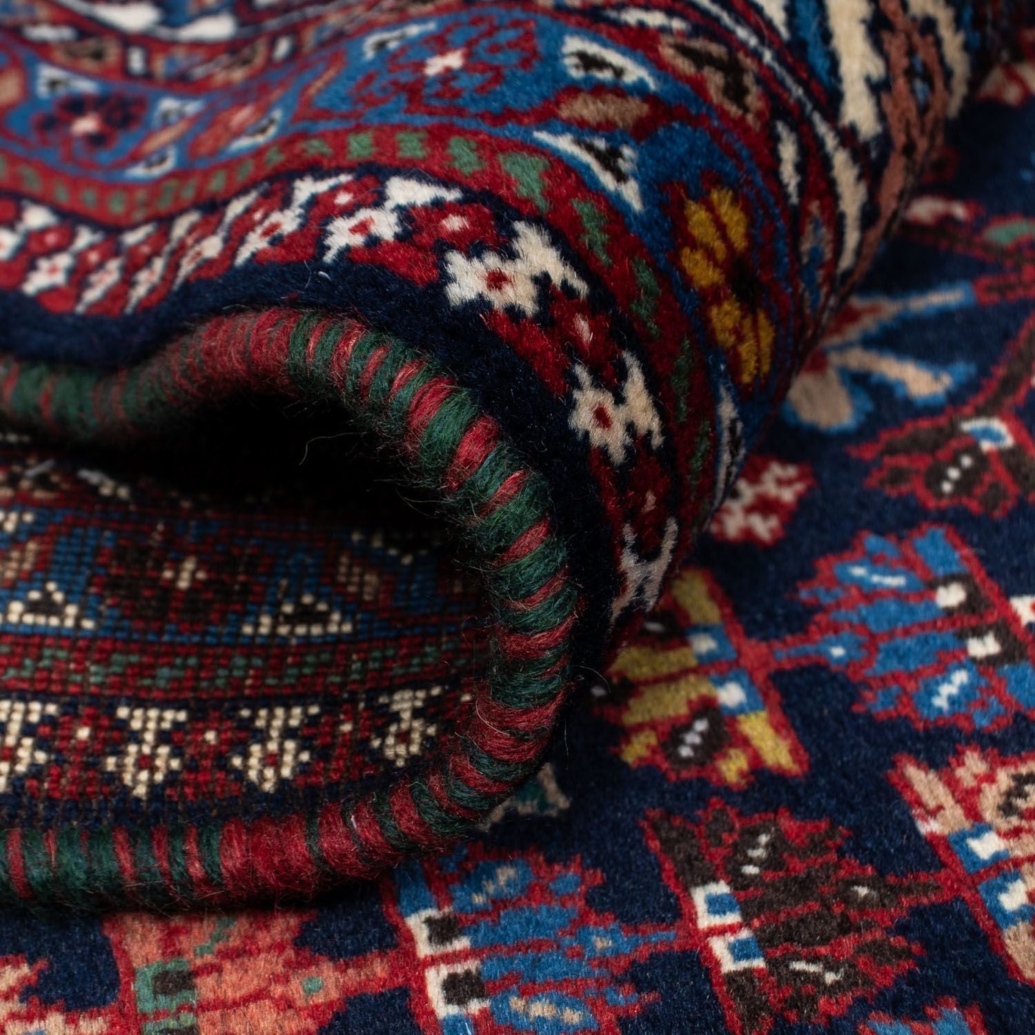 Tapis persan - Nomadic - 304 x 208 cm - bleu foncé