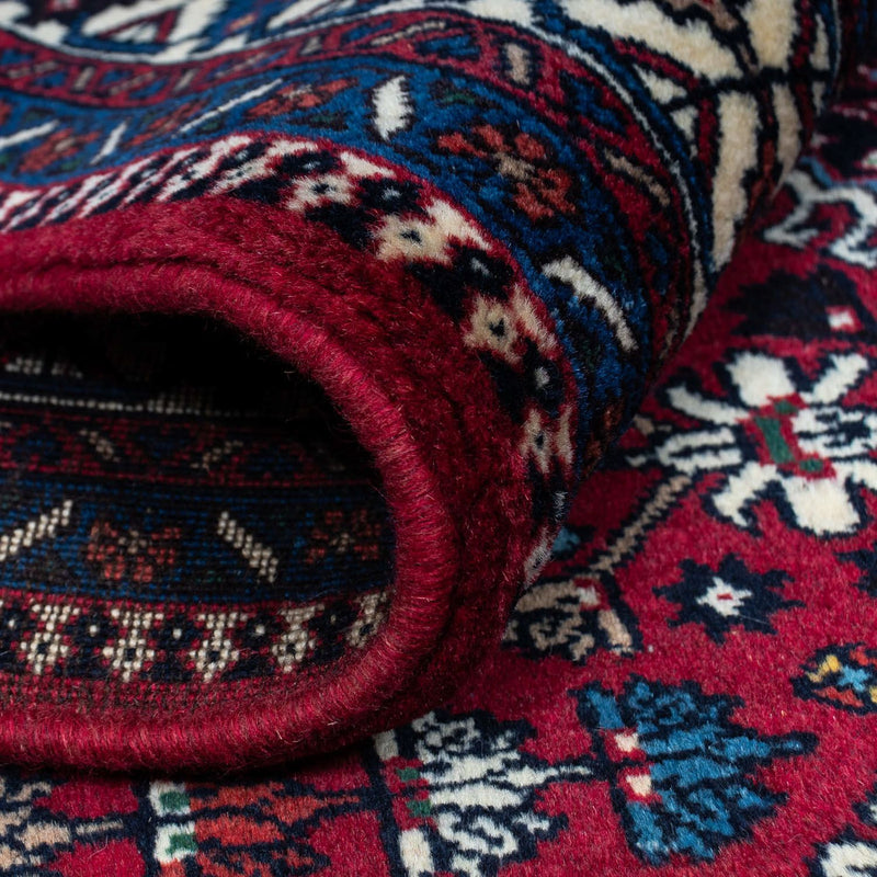 Tapis persan - Nomadic - 298 x 204 cm - rouge foncé