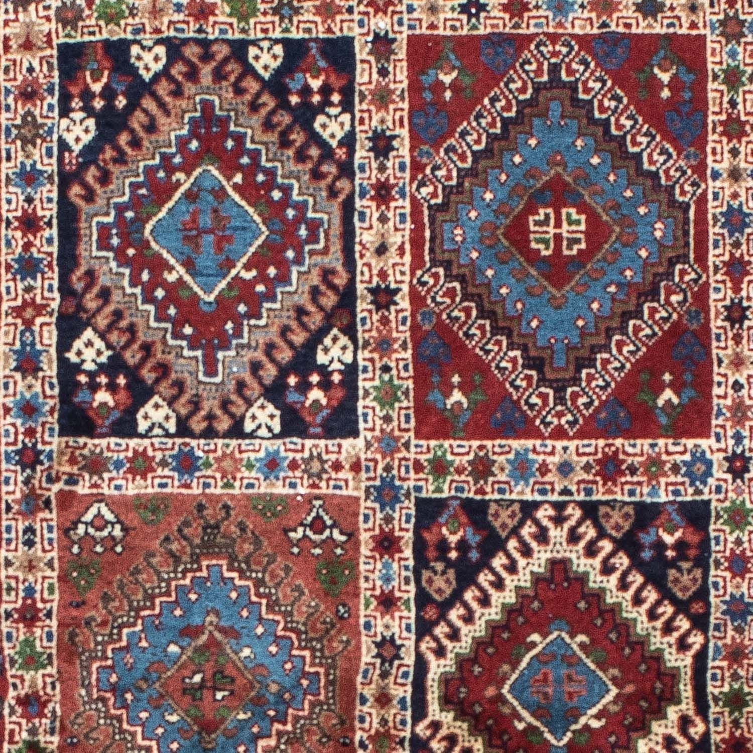 Tapis de couloir Tapis persan - Nomadic - 198 x 82 cm - bleu