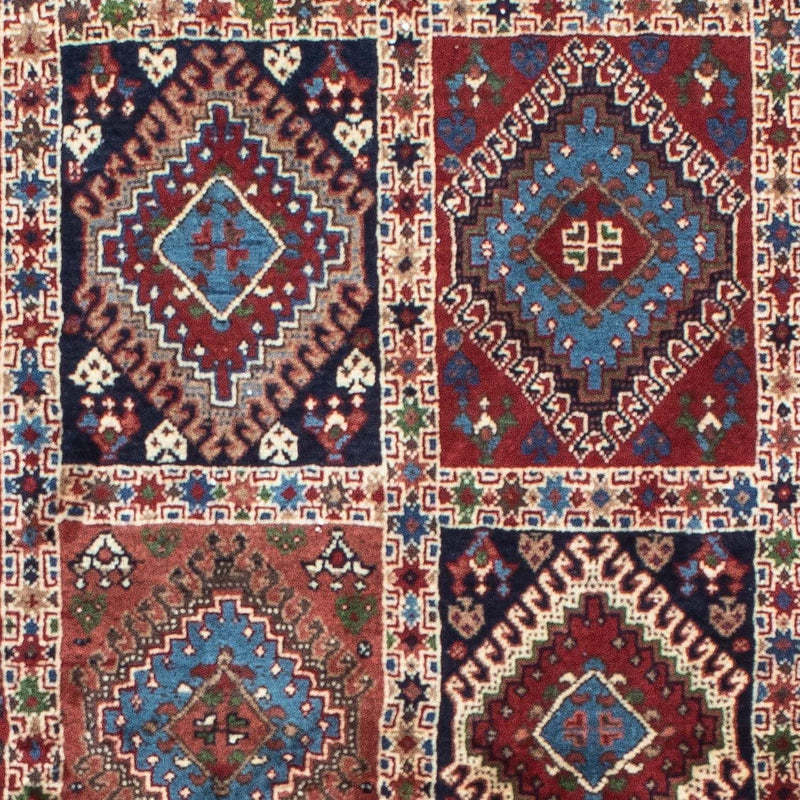 Tapis de couloir Tapis persan - Nomadic - 198 x 82 cm - bleu