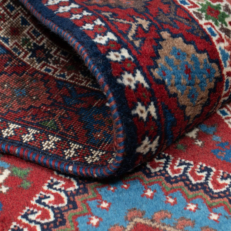 Tapis de couloir Tapis persan - Nomadic - 198 x 82 cm - bleu