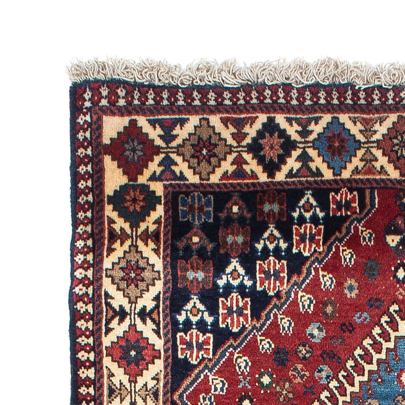Tapis de couloir Tapis persan - Nomadic - 210 x 83 cm - rouge foncé