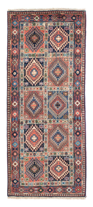 Tapis de couloir Tapis persan - Nomadic - 200 x 82 cm - rouge clair