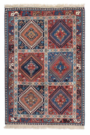 Tapis persan - Nomadic - 144 x 100 cm - bleu