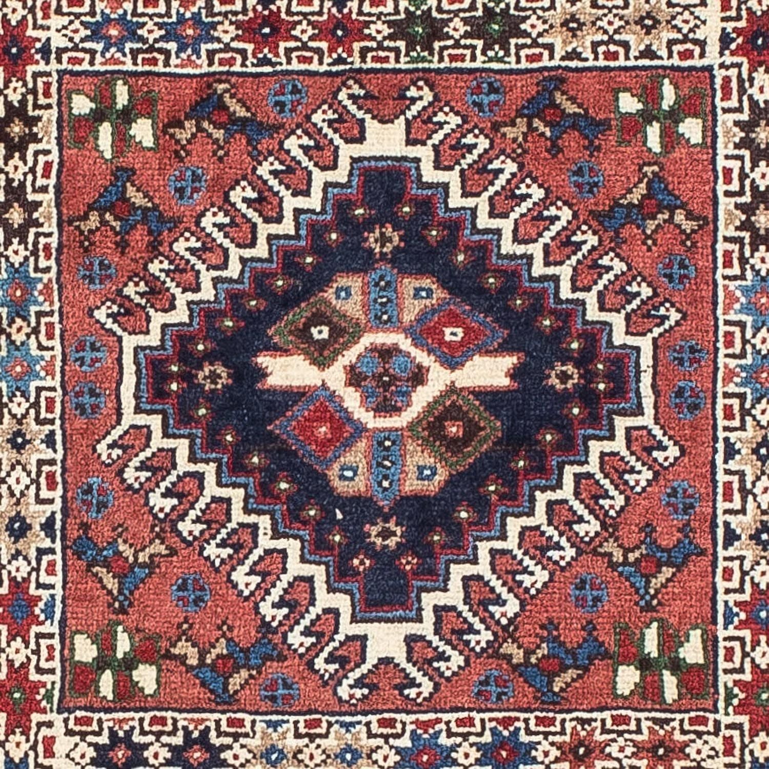 Tapis persan - Nomadic - 140 x 100 cm - rouge clair