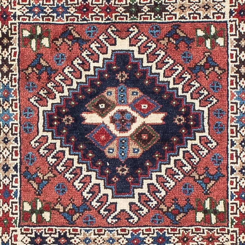 Tapis persan - Nomadic - 140 x 100 cm - rouge clair