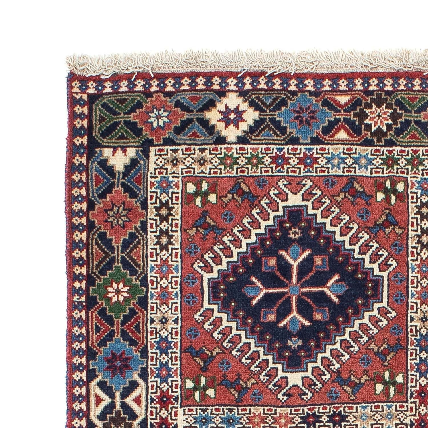 Tapis persan - Nomadic - 140 x 100 cm - rouge clair