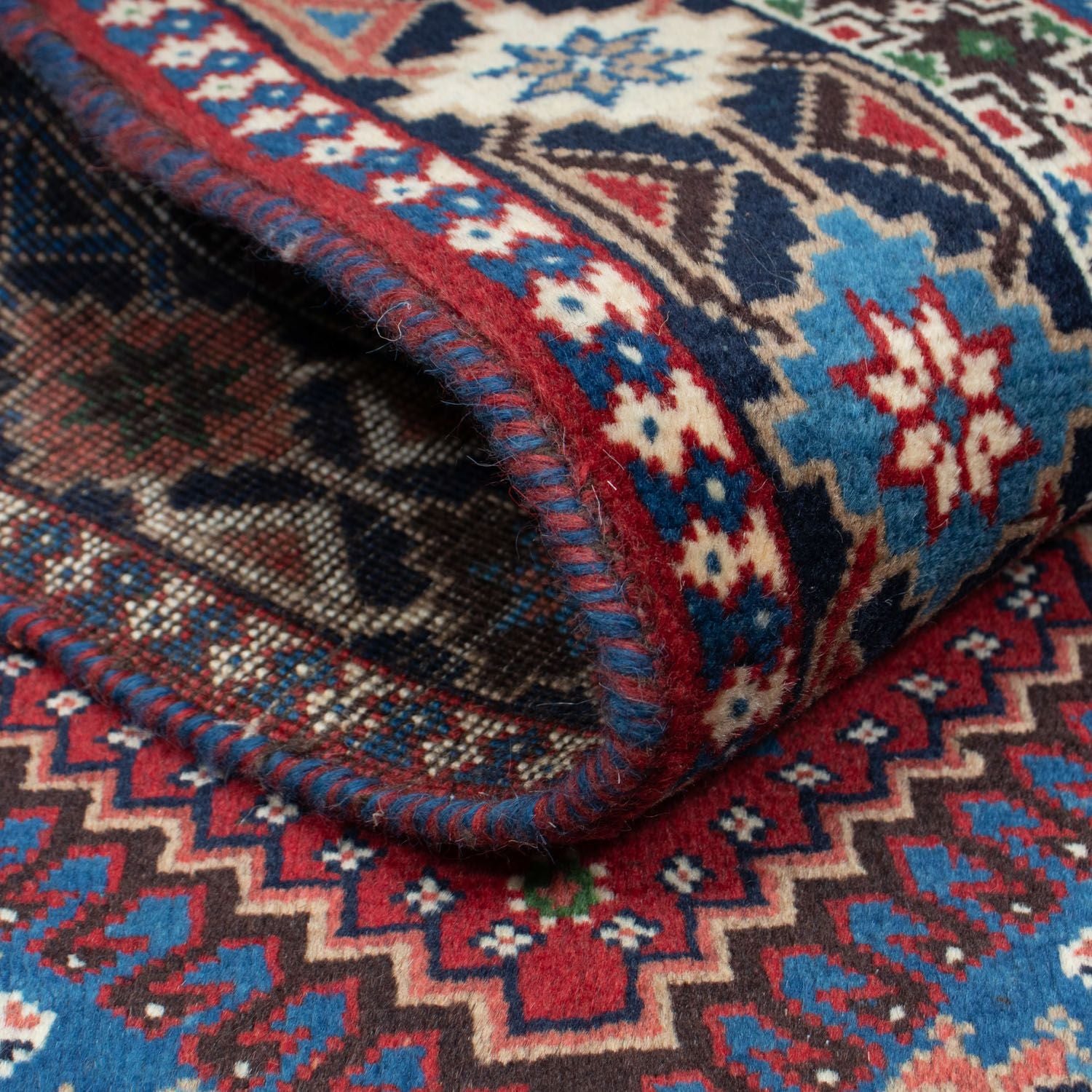 Tapis persan - Nomadic - 140 x 100 cm - rouge clair