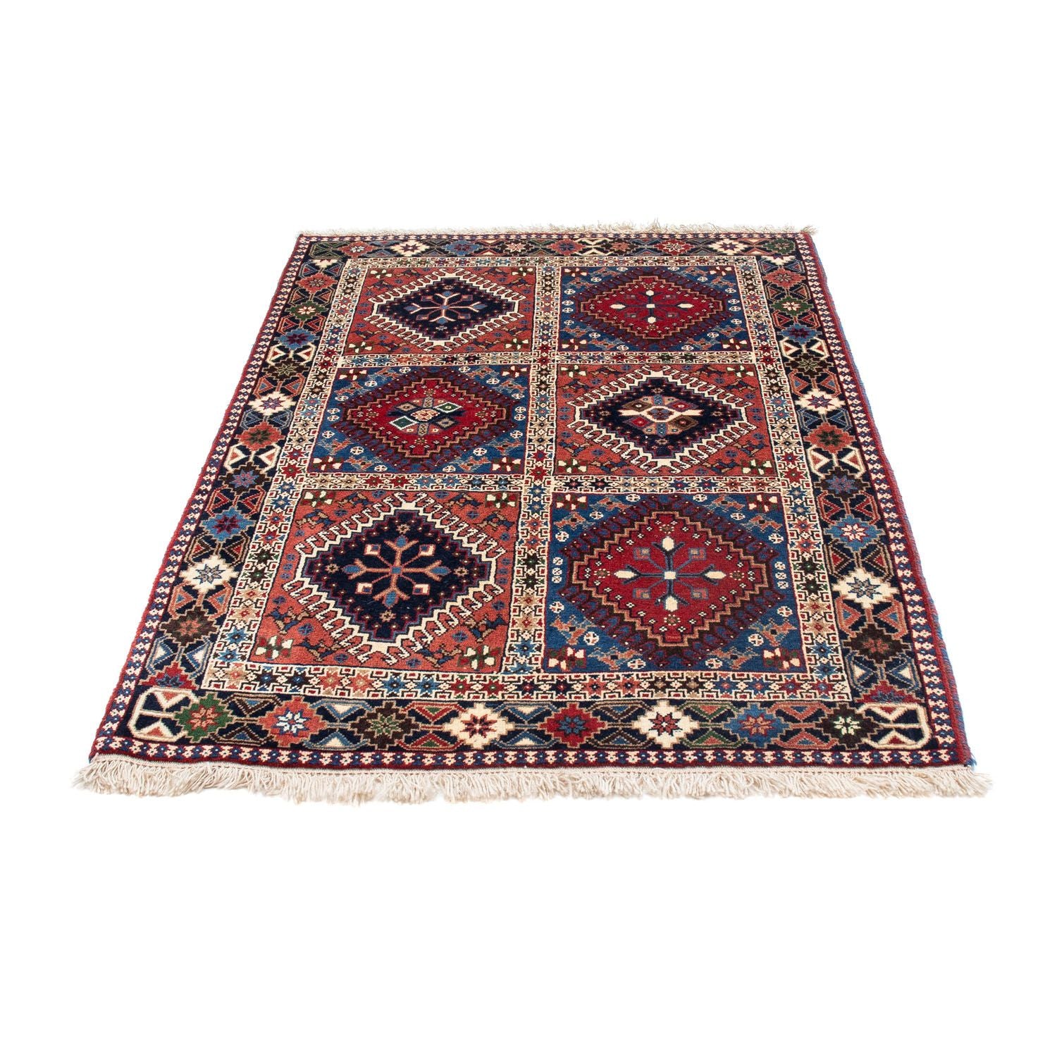 Tapis persan - Nomadic - 140 x 100 cm - rouge clair