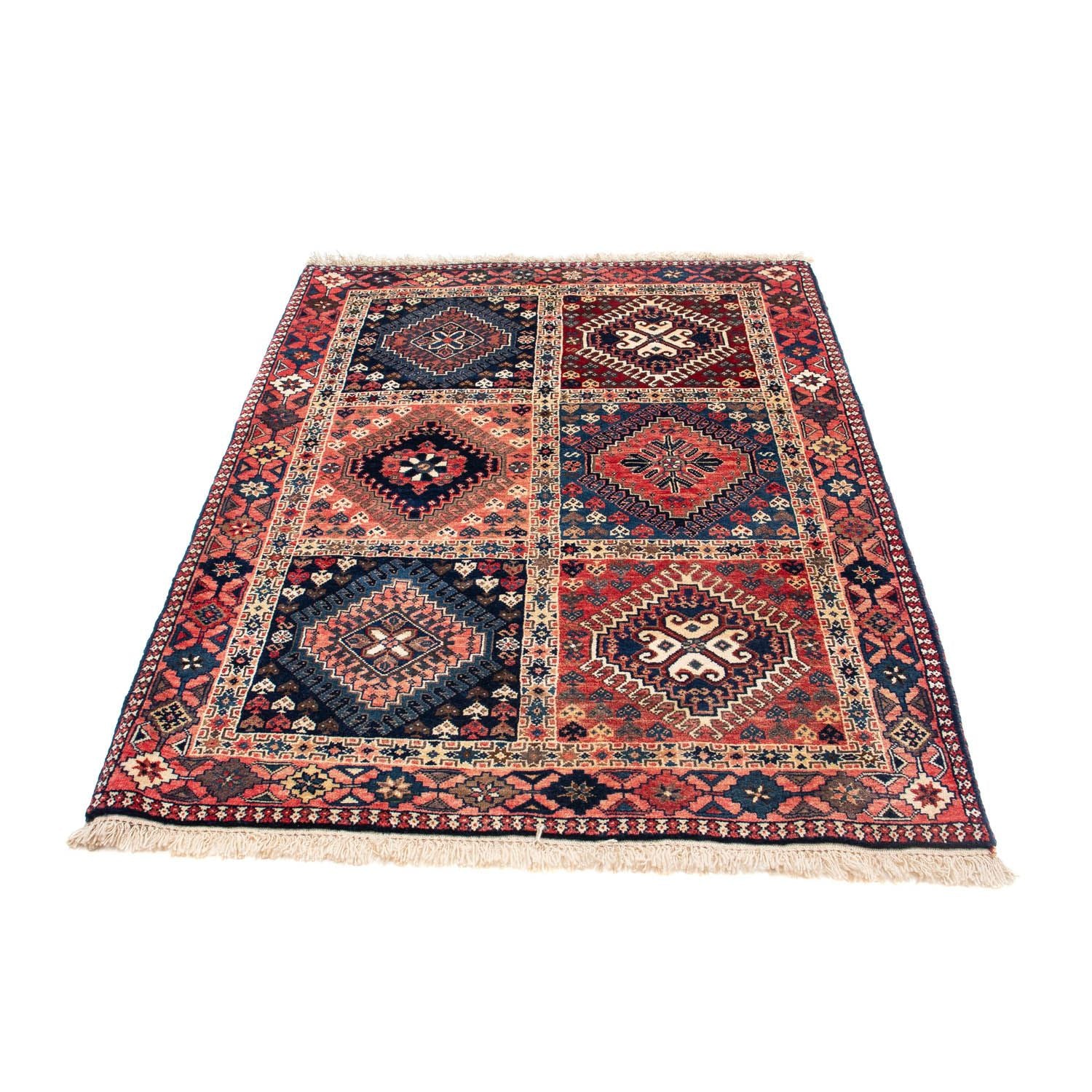 Perserteppich - Nomadic 152 x 107 cm - hellrot