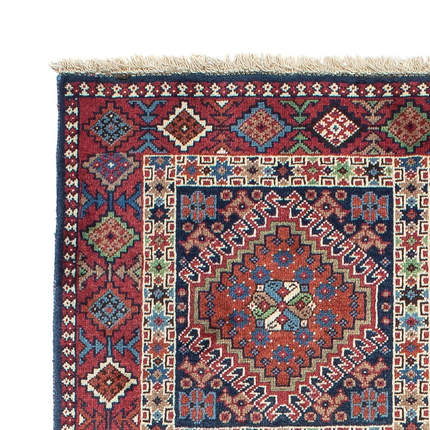 Tapis persan - Nomadic - 136 x 100 cm - bleu