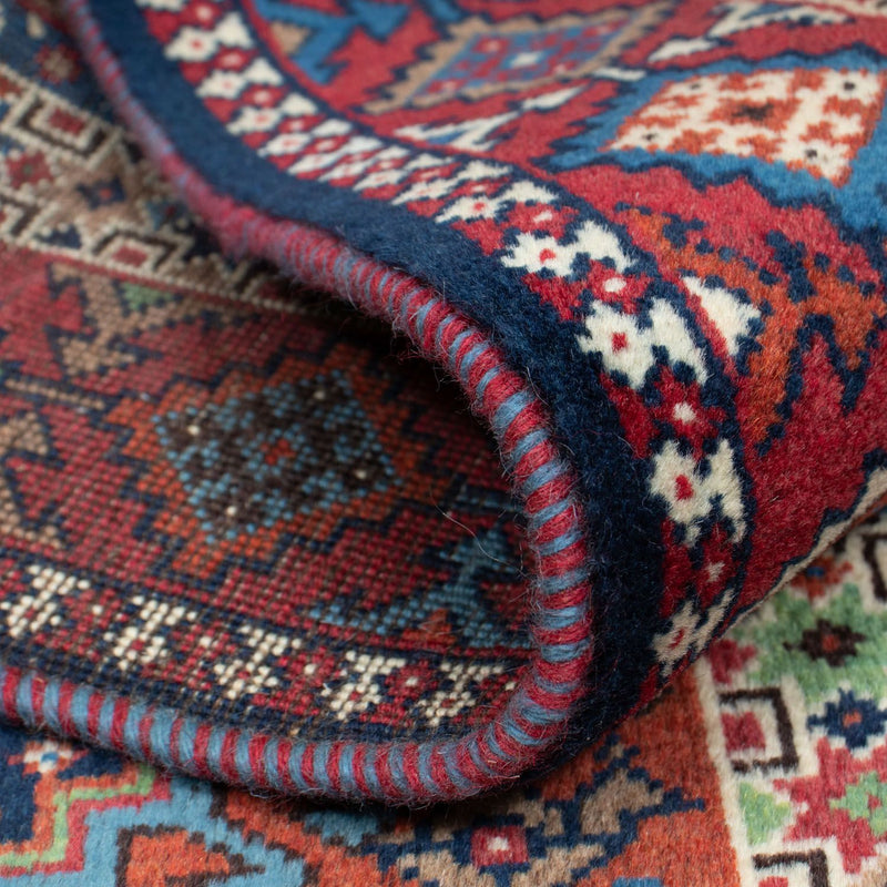 Tapis persan - Nomadic - 136 x 100 cm - bleu