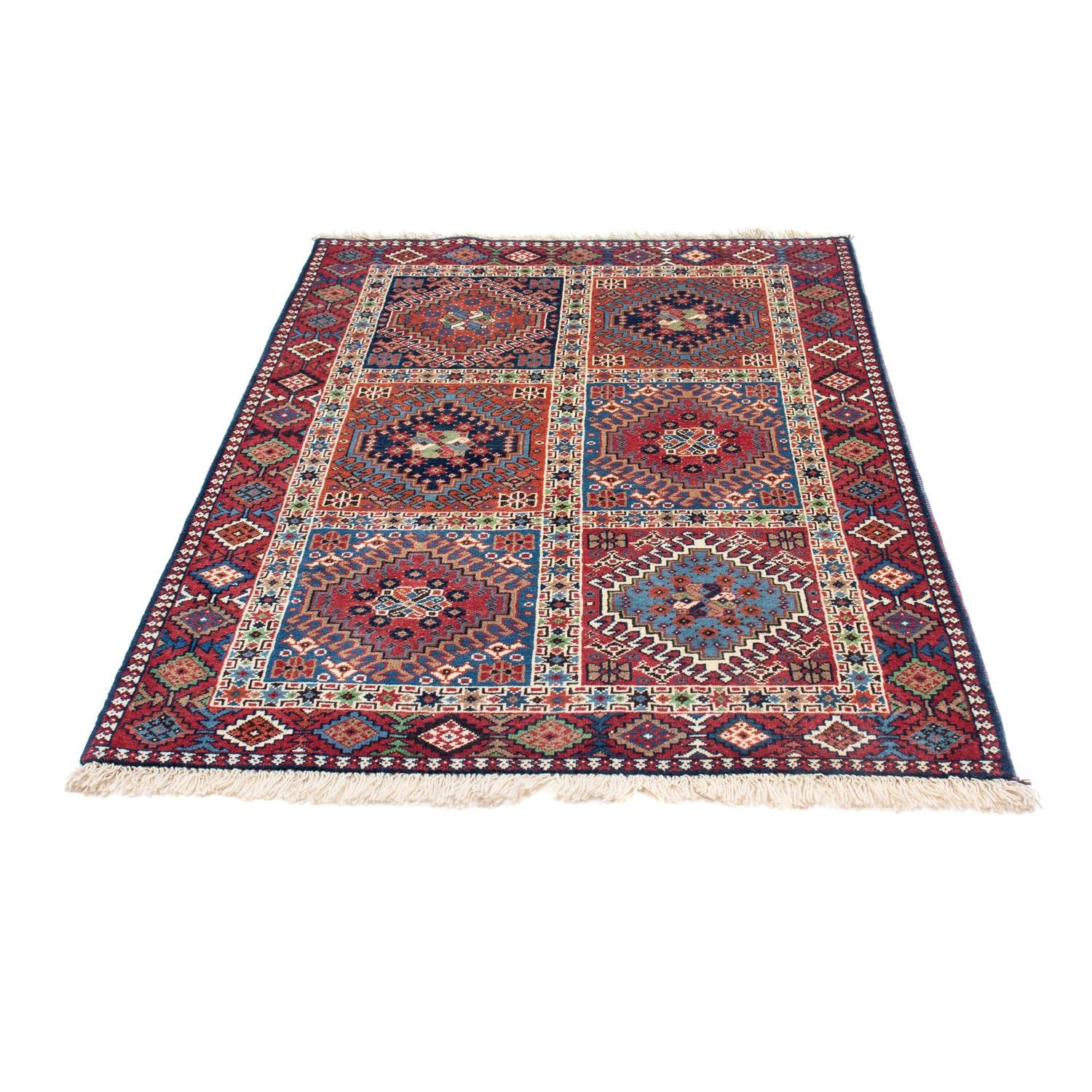 Tapis persan - Nomadic - 136 x 100 cm - bleu