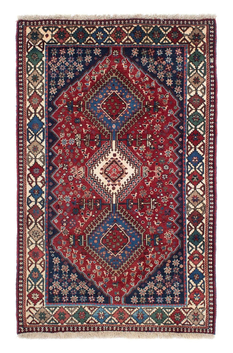 Tapis persan - Nomadic - 164 x 100 cm - rouge