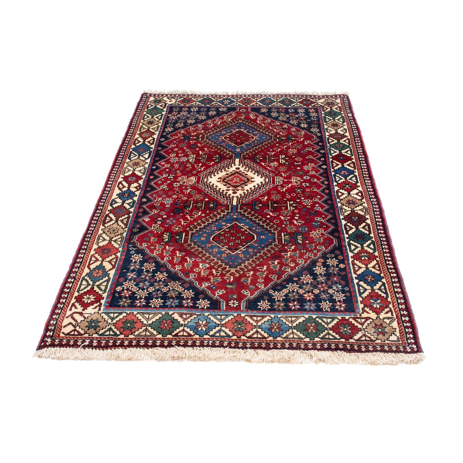 Tapis persan - Nomadic - 164 x 100 cm - rouge