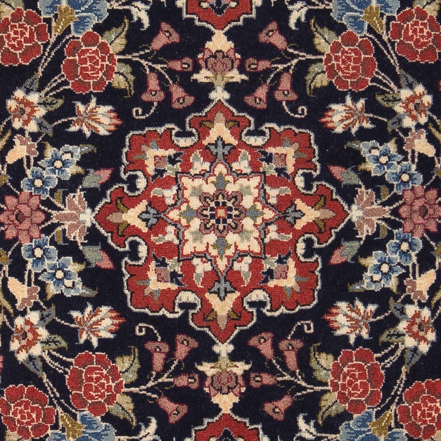 Tapis persan - Ghom - 100 x 68 cm - bleu