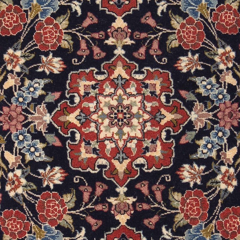 Tapis persan - Ghom - 100 x 68 cm - bleu