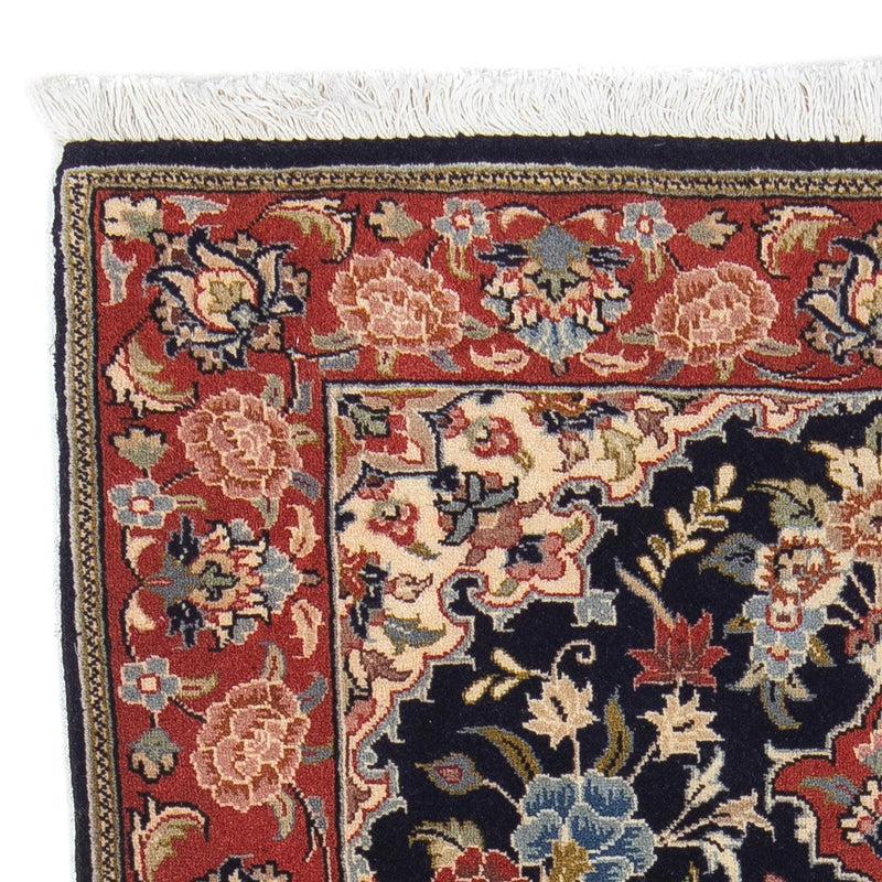 Tapis persan - Ghom - 100 x 68 cm - bleu