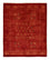Gabbeh Teppich - Perser 190 x 163 cm - rot