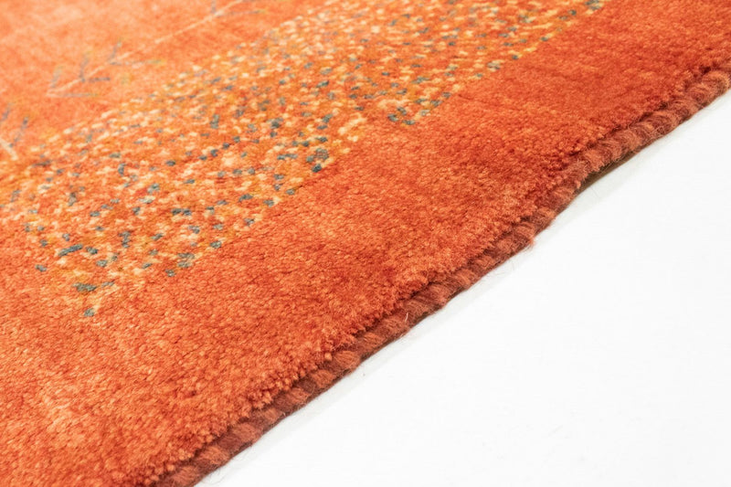 Tapis Gabbeh - Persan - 198 x 151 cm - rouille