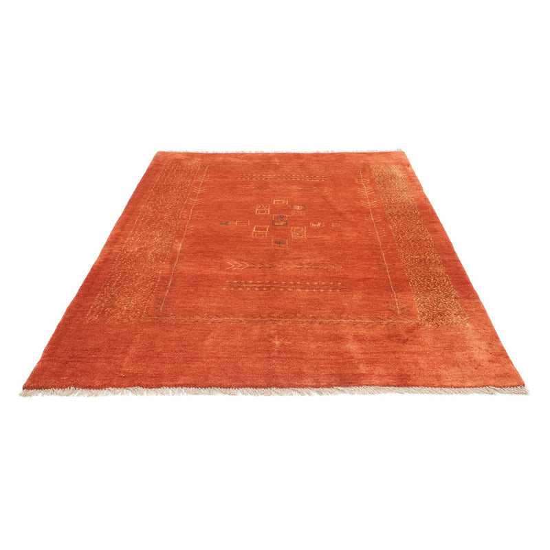 Tapis Gabbeh - Persan - 198 x 151 cm - rouille