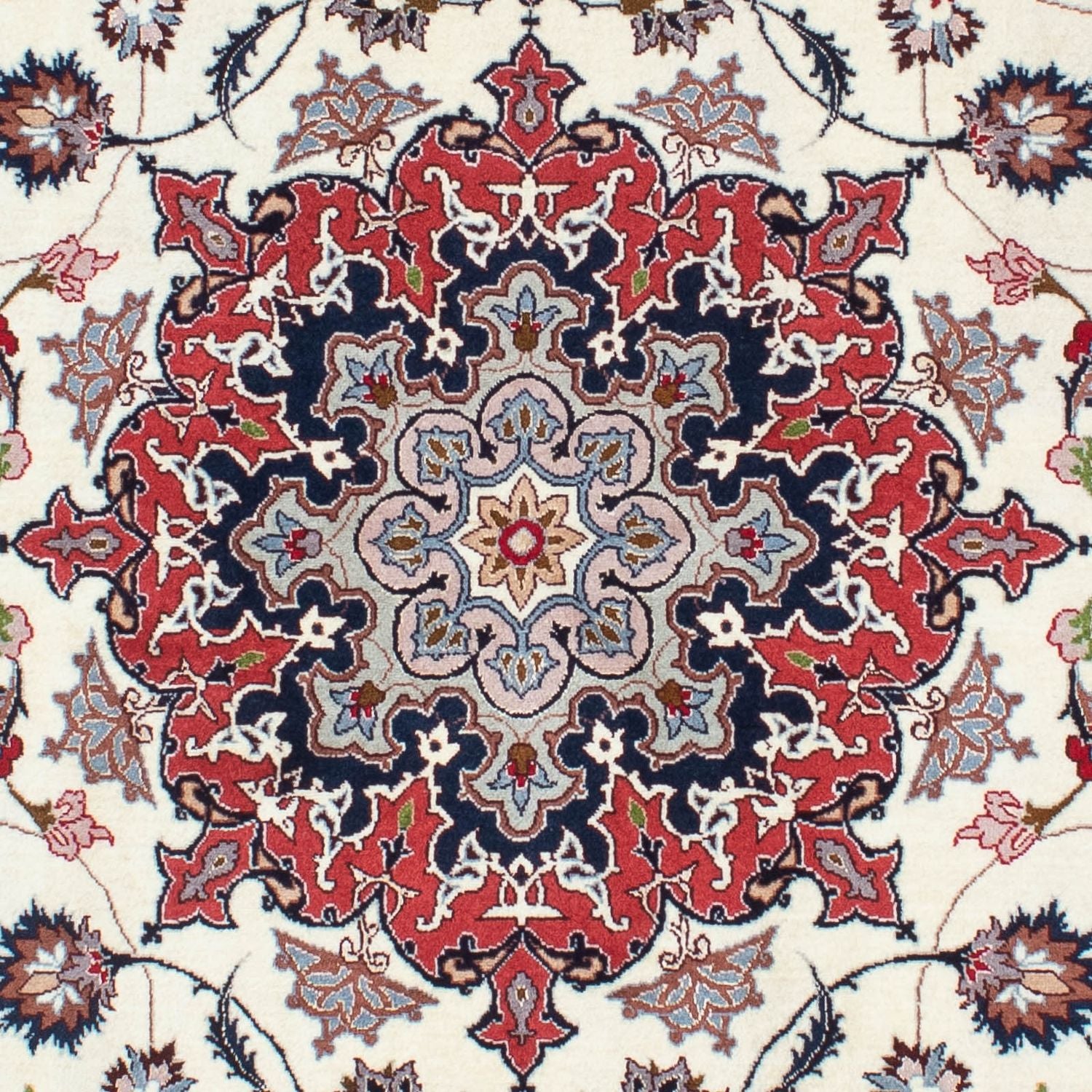 Tapis persan - Tabriz - Royal - 201 x 153 cm - beige