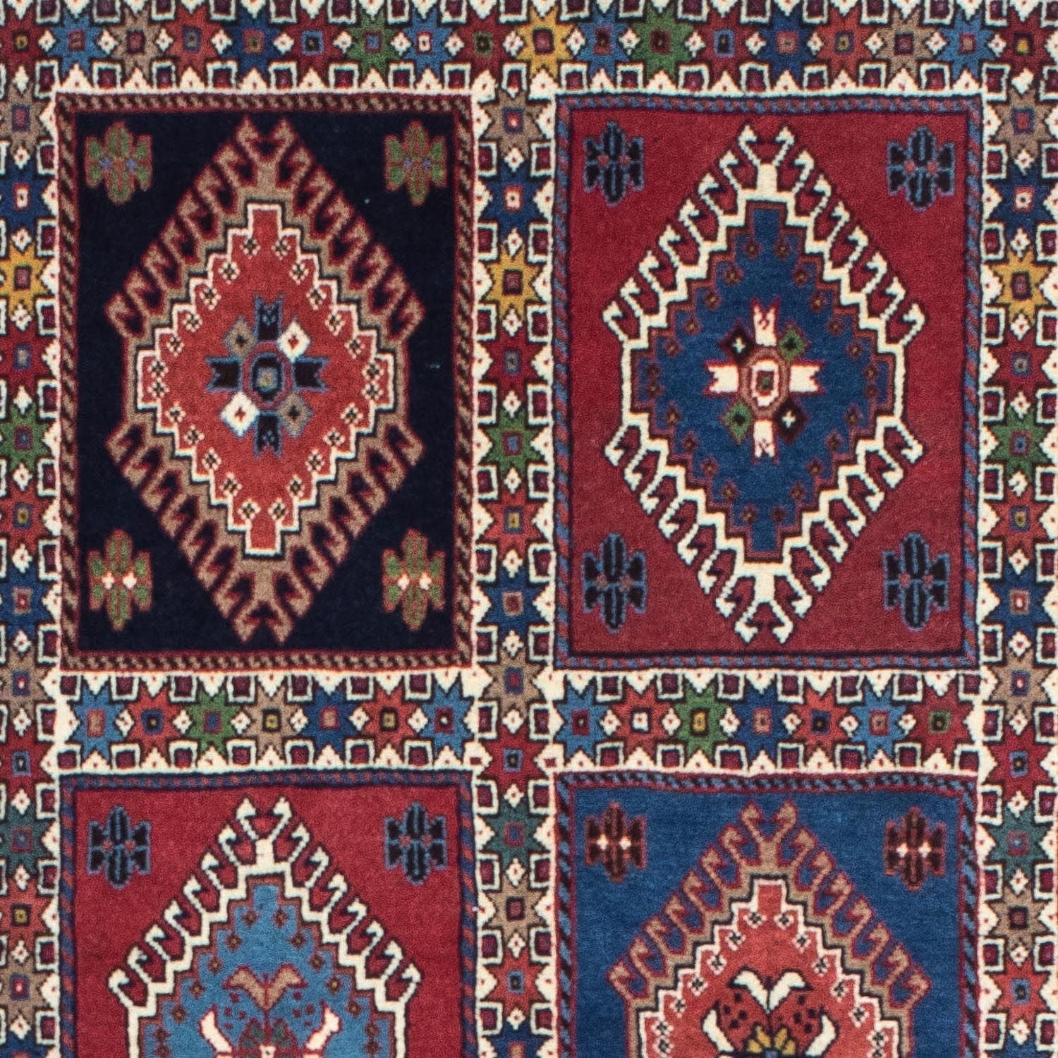 Tapis persan - Nomadic - 191 x 82 cm - bleu