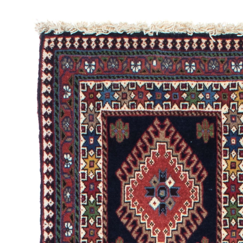 Tapis persan - Nomadic - 191 x 82 cm - bleu