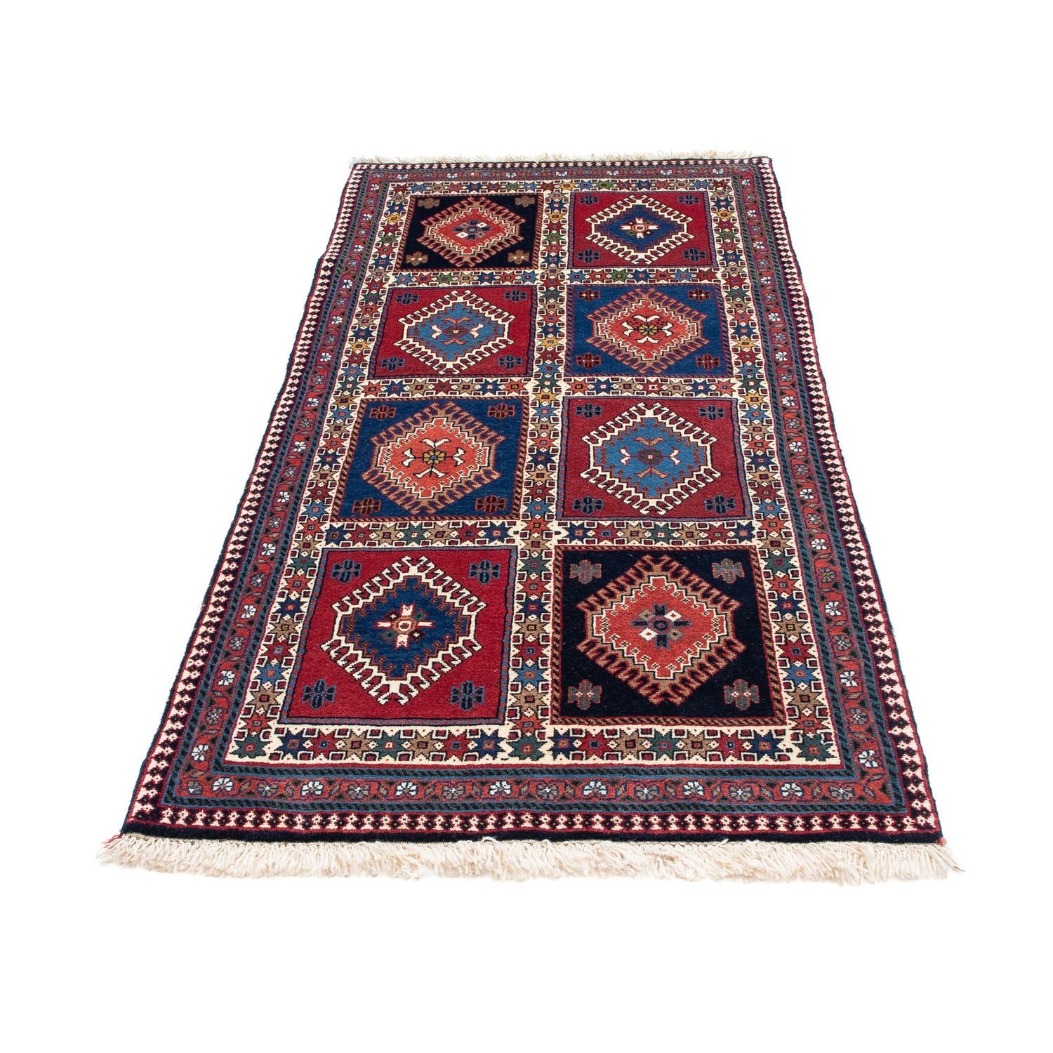 Tapis persan - Nomadic - 191 x 82 cm - bleu