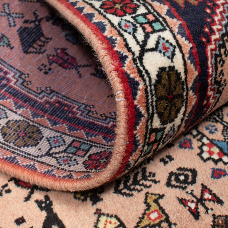 Tapis de couloir Tapis persan - Nomadic - 198 x 72 cm - rouge clair
