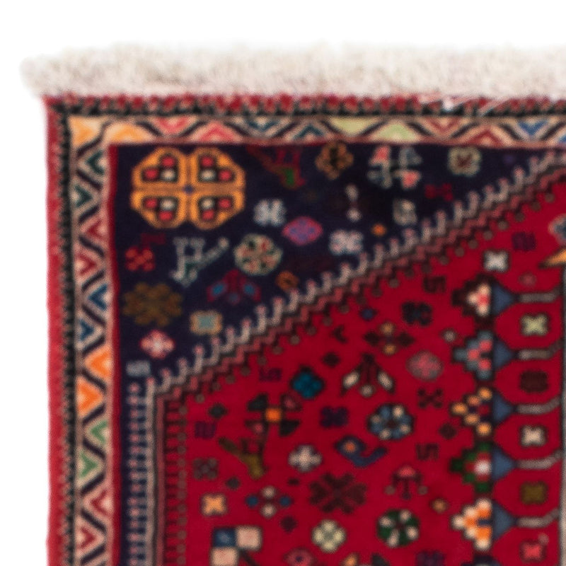 Tapis persan - Nomadic - 114 x 77 cm - rouge foncé