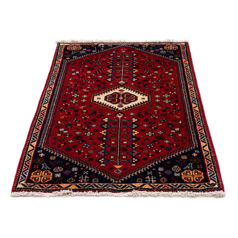 Tapis persan - Nomadic - 114 x 77 cm - rouge foncé