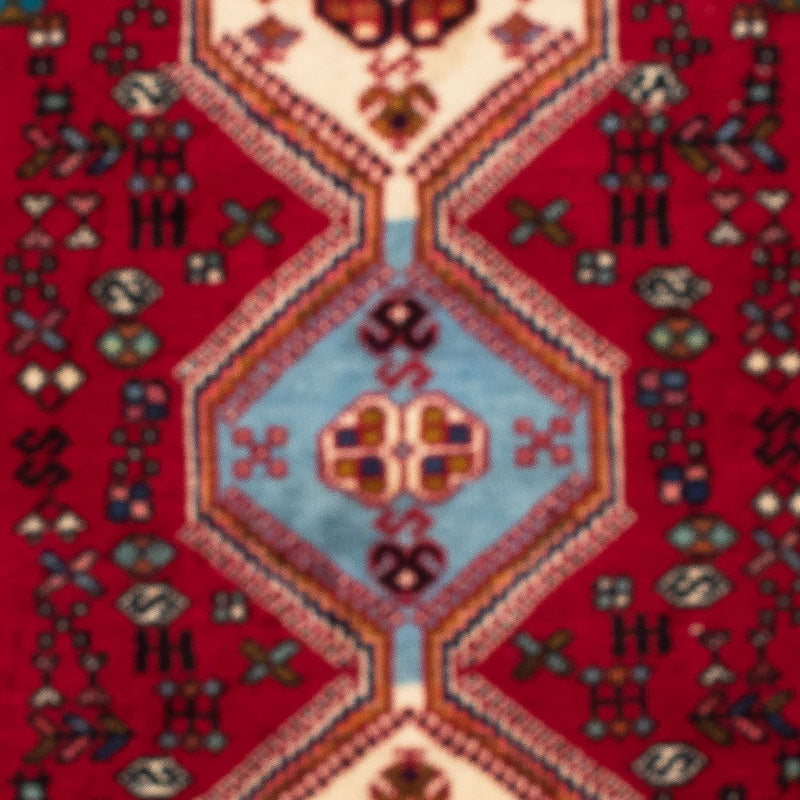 Tapis persan - Nomadic - 120 x 76 cm - rouge foncé