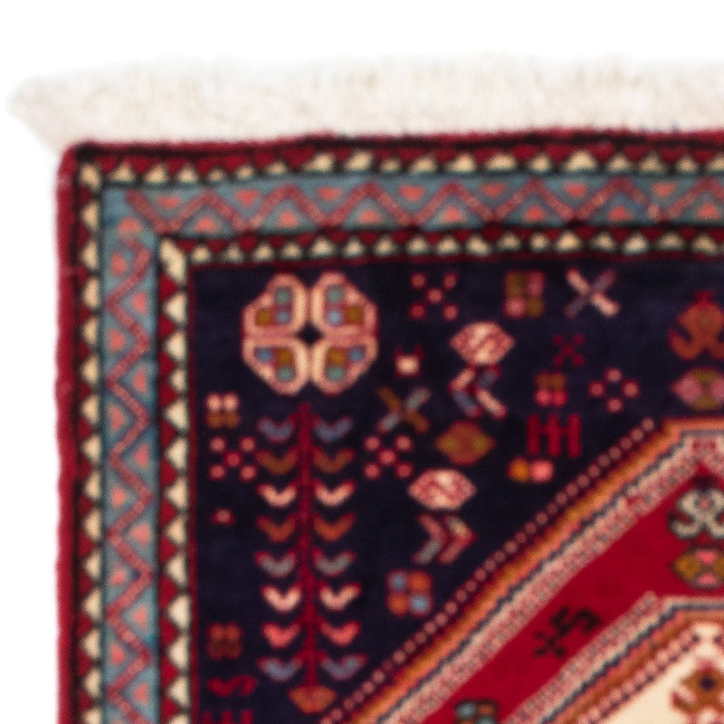 Tapis persan - Nomadic - 120 x 76 cm - rouge foncé