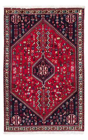 Tapis persan - Nomadic - 122 x 78 cm - rouge foncé