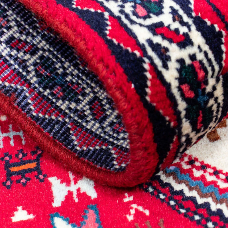 Tapis persan - Nomadic - 118 x 74 cm - rouge